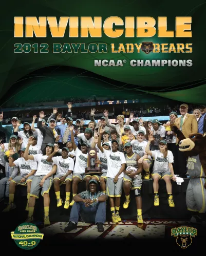 Book cover for Invincible: Baylor Lady Bears